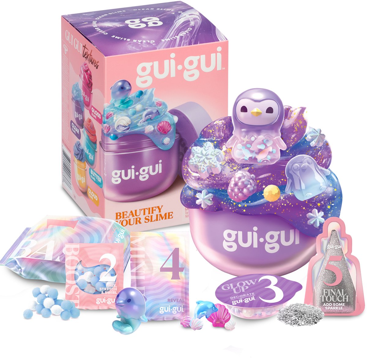 Moose Toys gui gui ensemble de slime en paquet unique