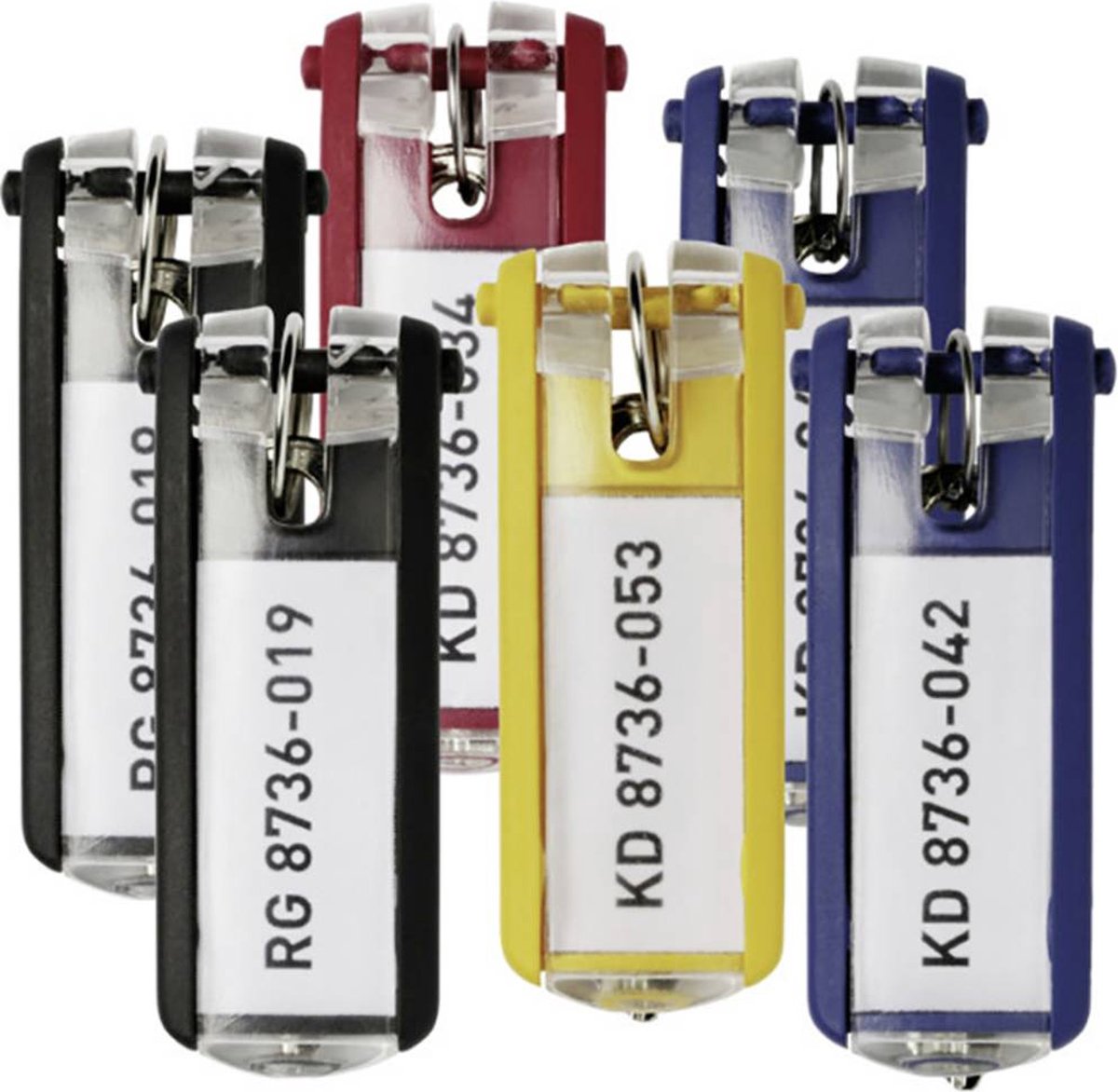 Durable 194927 porte-clés clip clé plusieurs couleurs 24 pièce(s)