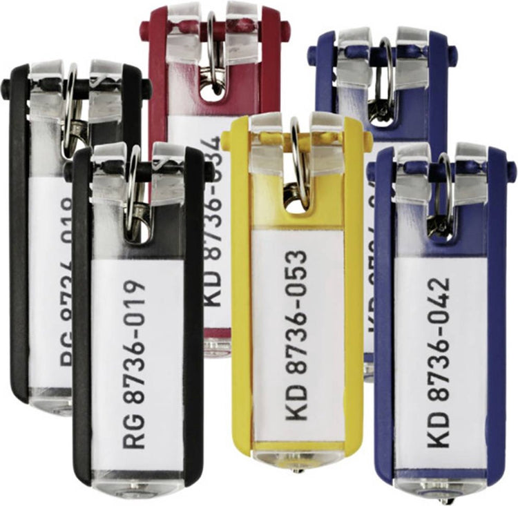 Durable 194927 porte-clés clip clé plusieurs couleurs 24 pièce(s)