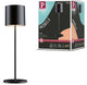 Paulmann lampe à batterie tuni ip44 dimmable 2700k noir mat
