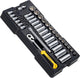 Stanley hand tools jeu de douilles transmodule 3 8" 36 pièces - stmt1-74174 - stmt1-74174