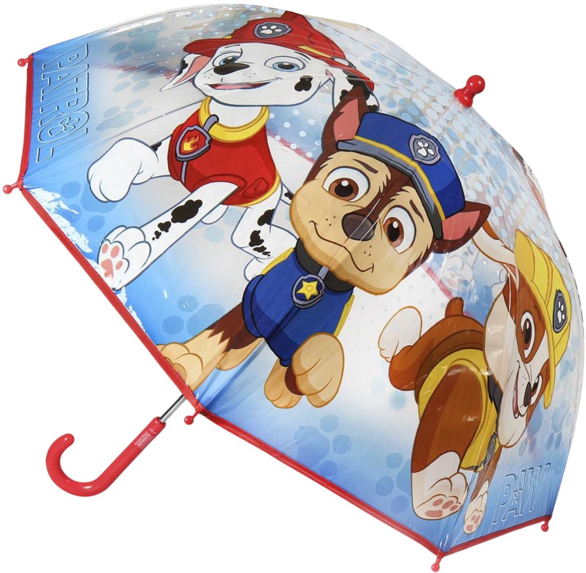 Parapluie Paw Patrol pour enfants, transparent