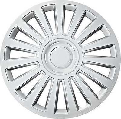 Car plus enjoliveurs California 16 pouces ABS argent lot de 4