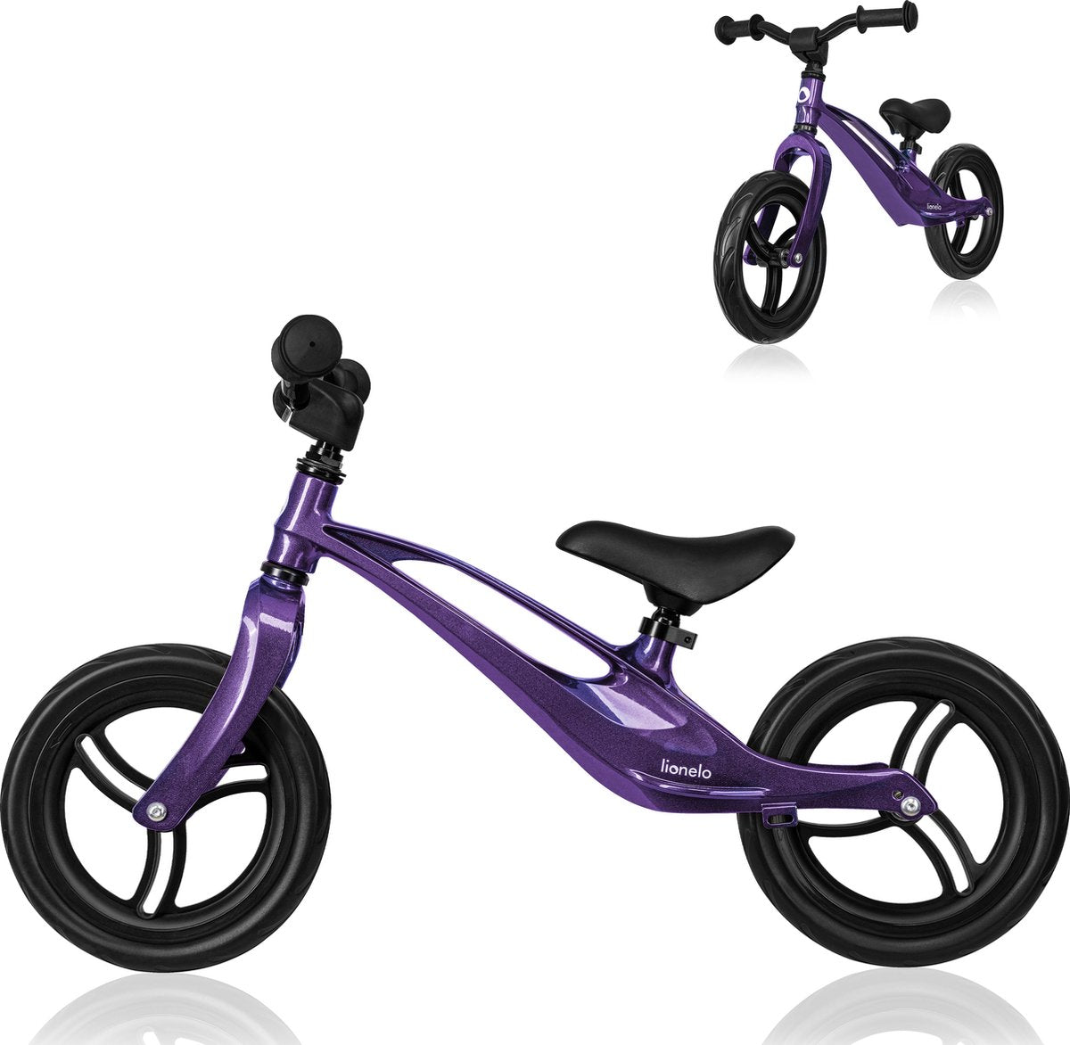 Lionelo Bart - draisienne - cadre unique en magnésium - léger et résistant - revêtement antidérapant pour le guidon - très léger - 2,8 kg