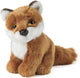 Nature vivante - peluche - renard - assis - 15 cm
