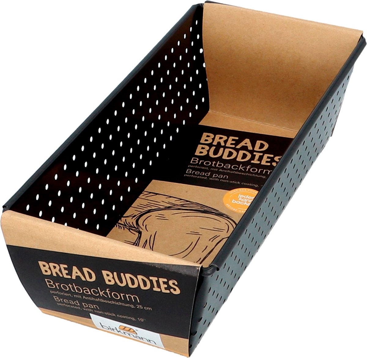 Rbv Birkmann Birkmann Bread Buddies Moule à pain - 25x11,5x7,5 cm