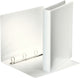 Classeur à anneaux panoramique Esselte essentials a4 - 4 anneaux - largeur de dos 44 mm - blanc