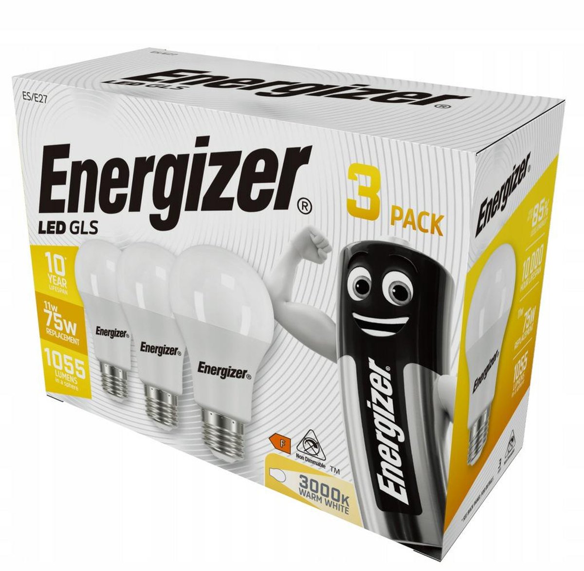 Série Energizer s18547 - Lampe LED - 11w - E27 - 3 pièces