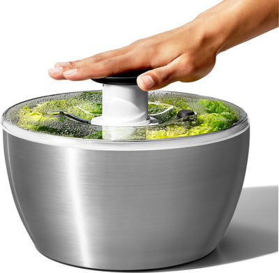 Oxo - essoreuse à salade - poignée - avec bouton poussoir pratique