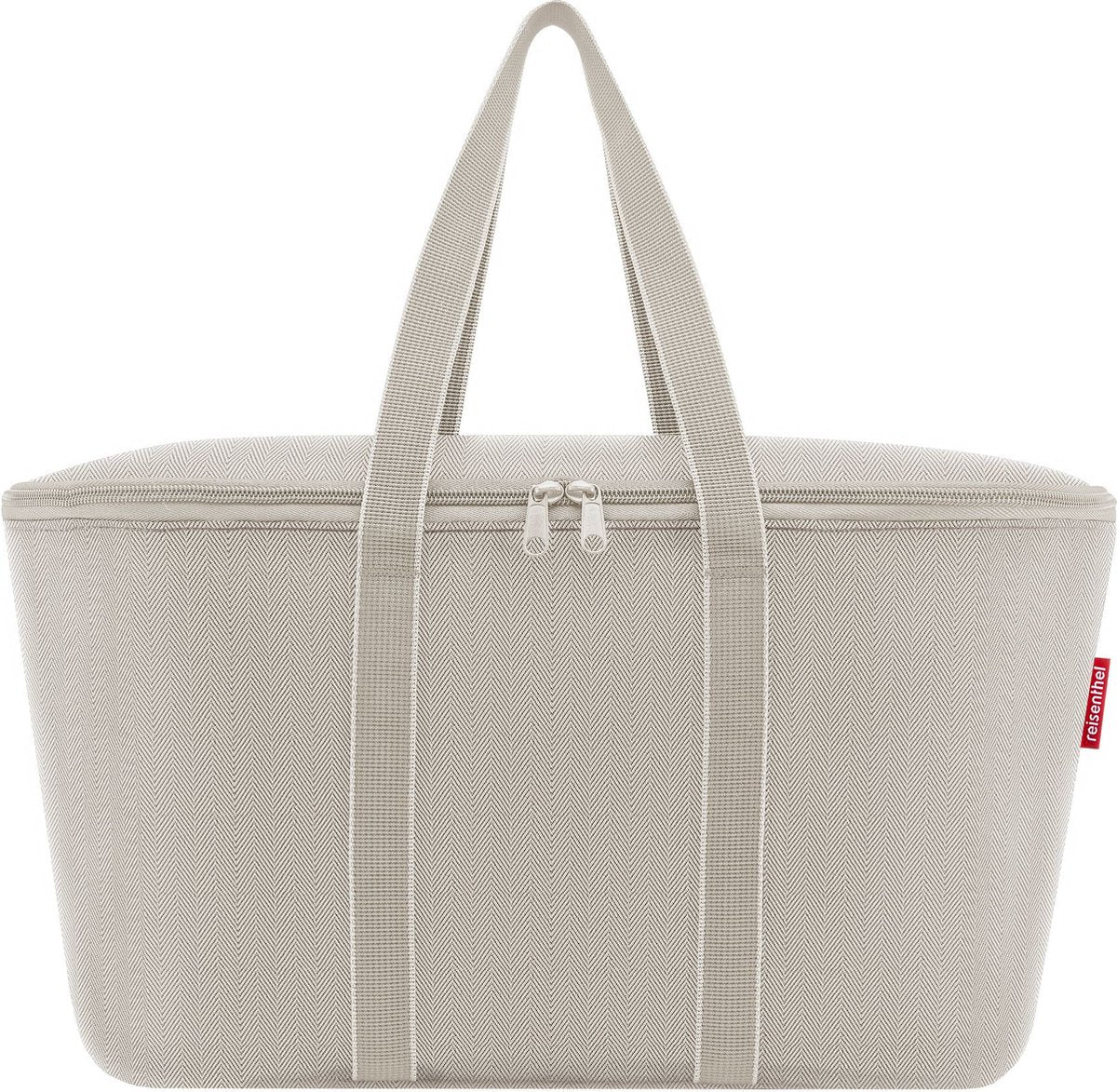 Sac isotherme Reisenthel coolerbag - 20l - sable à chevrons
