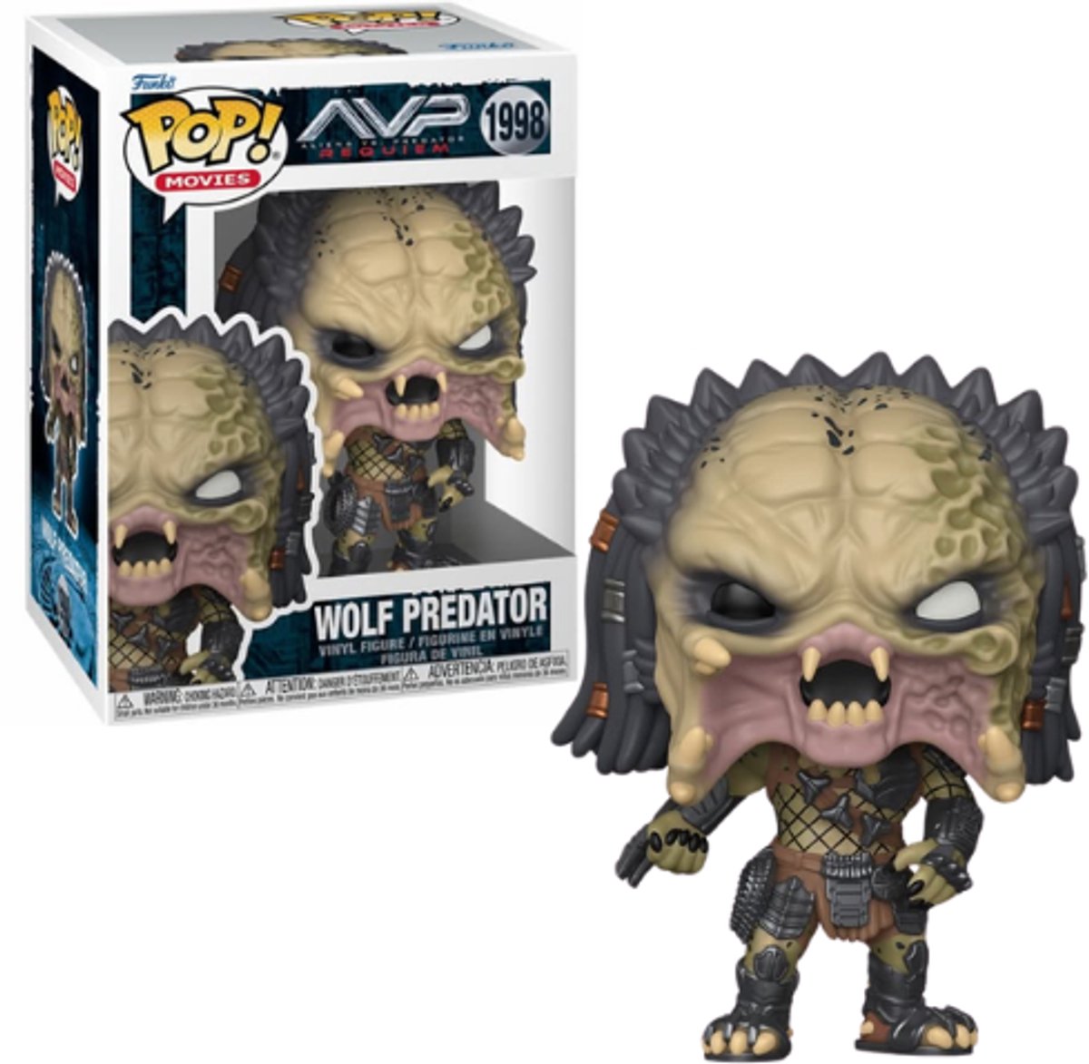Funko alien vs prédateur loup prédateur (chase edition mogelijk!) figurine en vinyle 1998 pop unisexe! - neutre - standard