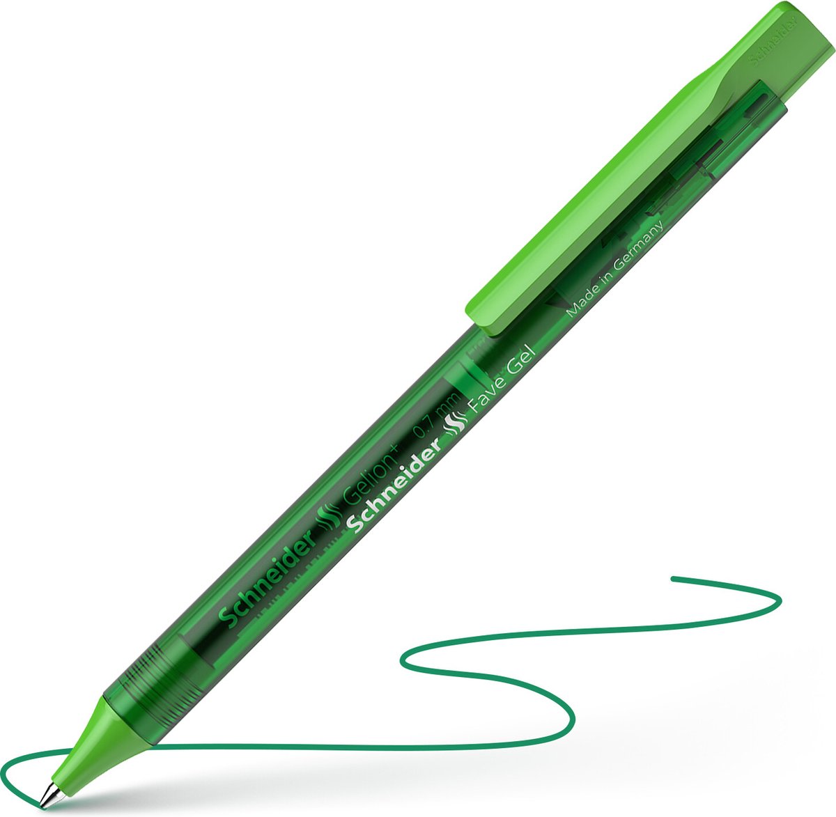 Instruments d'écriture Schneider stylo gel Schneider - préféré - vert - 0,4 mm - s-101104-20