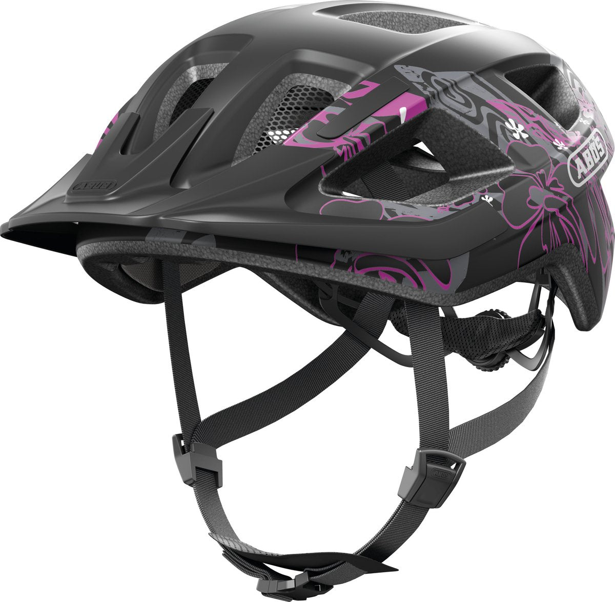 Casque Abus Aduro 3.0 LED Maori Blackberry S 51-55cm
