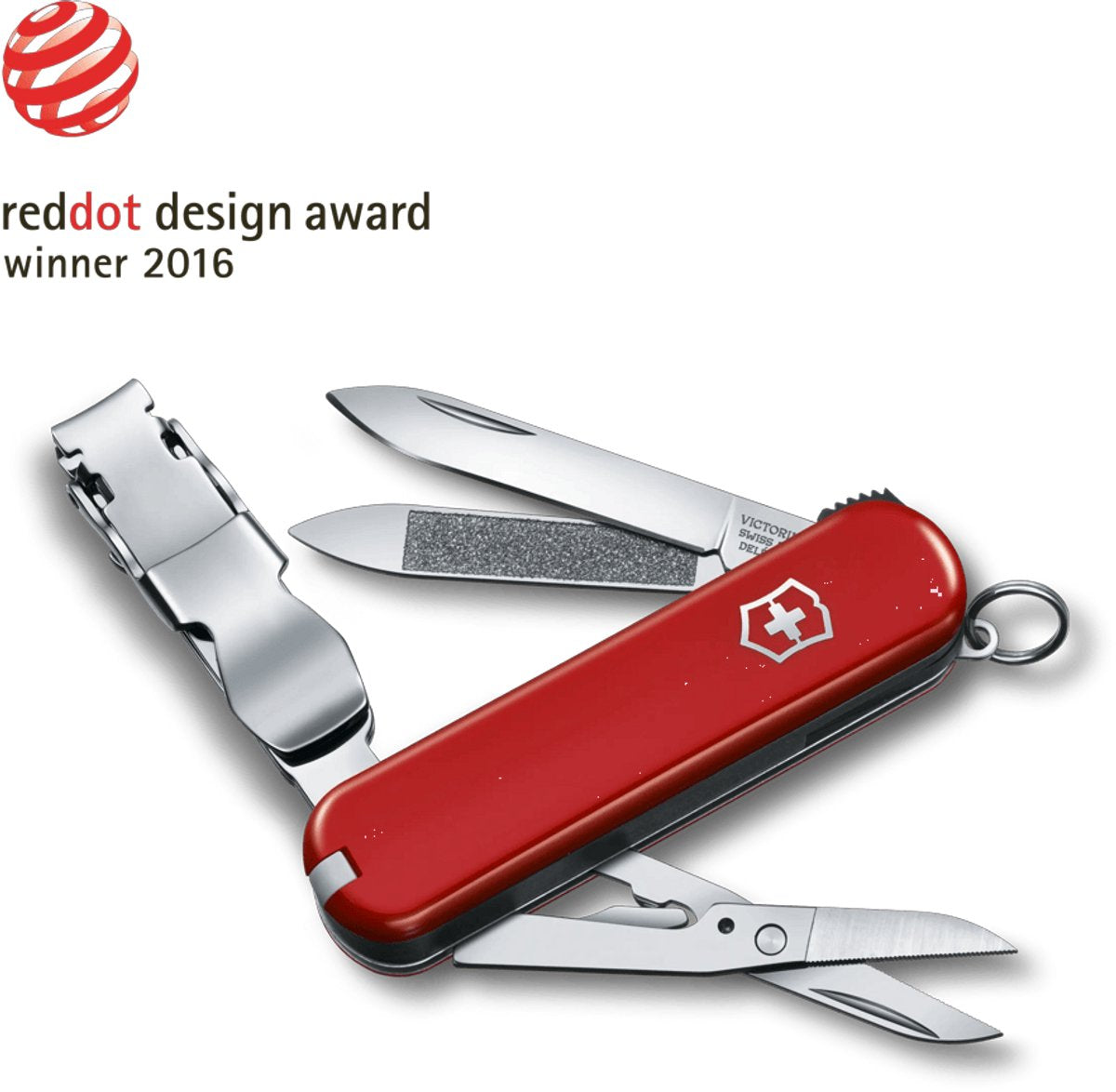 Victorinox nail clip 580 couteau de poche 8 fonctions rouge
