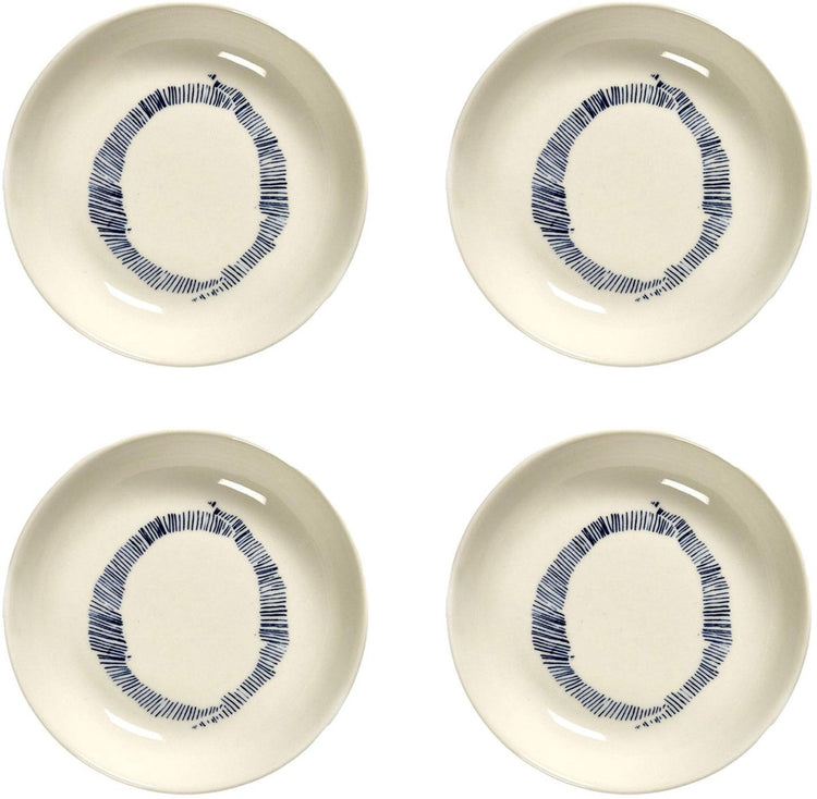 Serax - fête ottolenghi - bol s - blanc bleu - 11 ø - 4 pièces