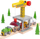 Grue à rails en bois bigjigs