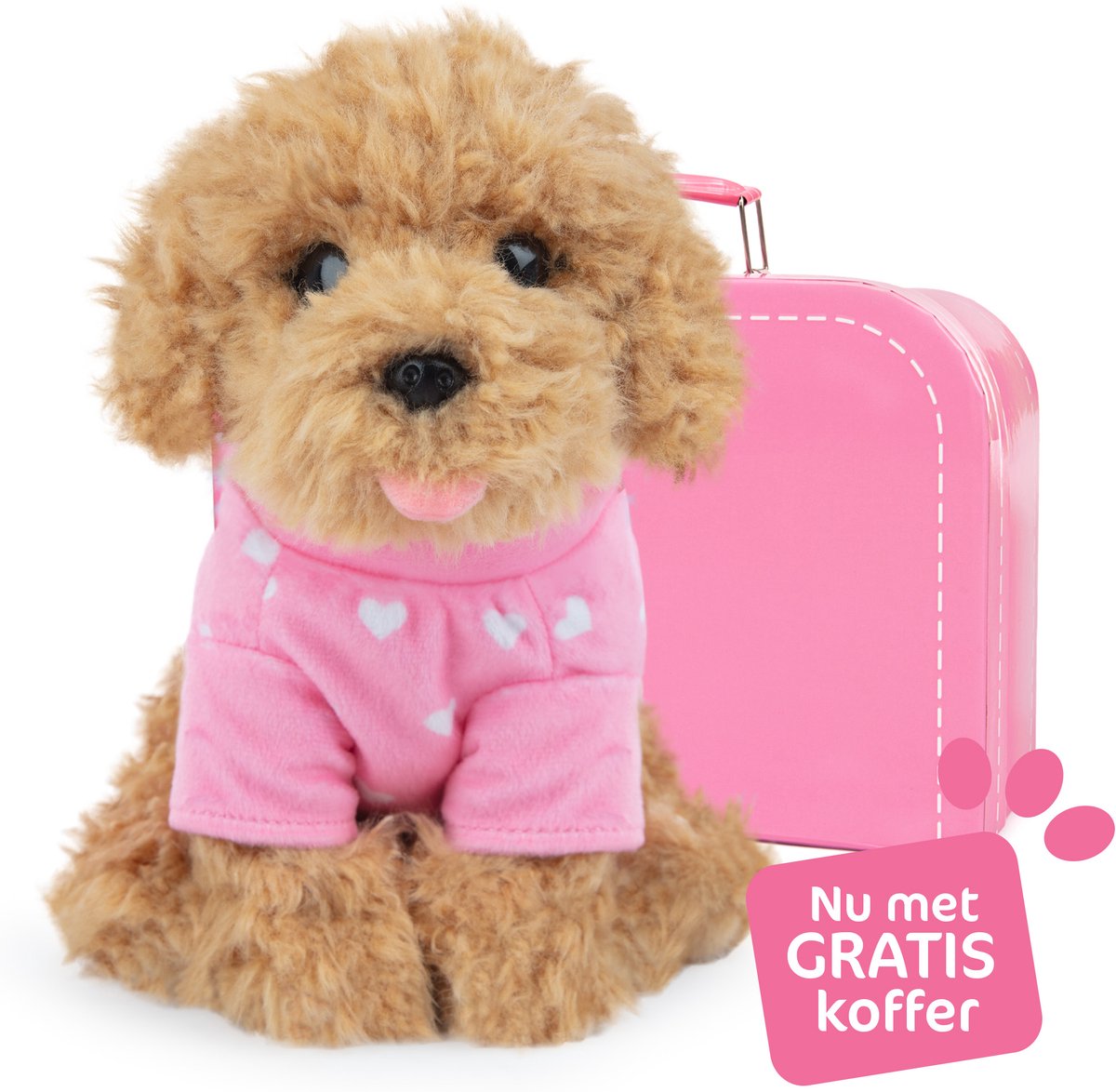 Studio Pets by Myrna Studio Pets® peluche caniche chien cookie 23 cm avec étui gratuit