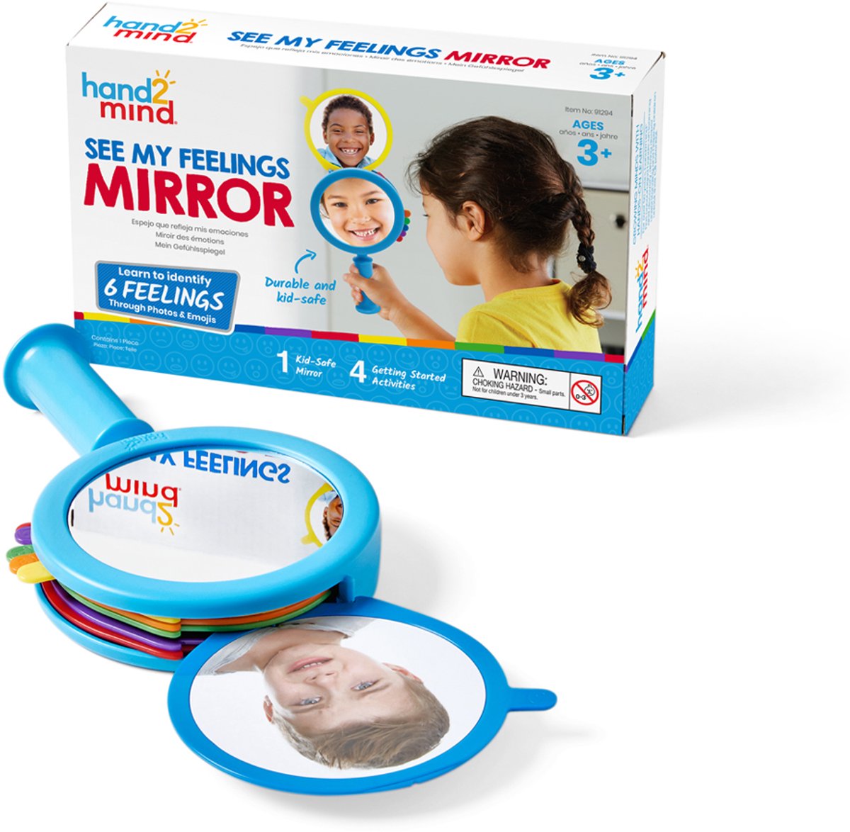Les ressources d'apprentissage reflètent les jouets éducatifs - voyez le miroir de mes sentiments. - 3+