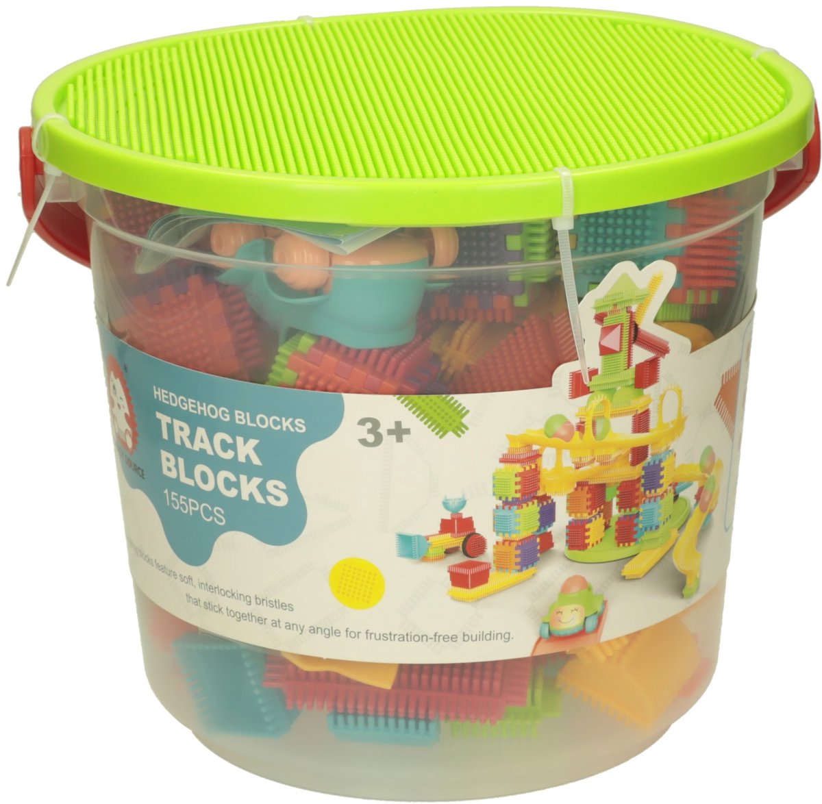 Blocs de poils dans une boîte de rangement, 155 pcs.