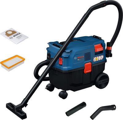 Aspirateur Bosch blue gas12-25ls nl lux (tuyau 3.1, 2x tube, suceur sol, suceur plat, adaptateur machine, sac polaire) - 06019s3100