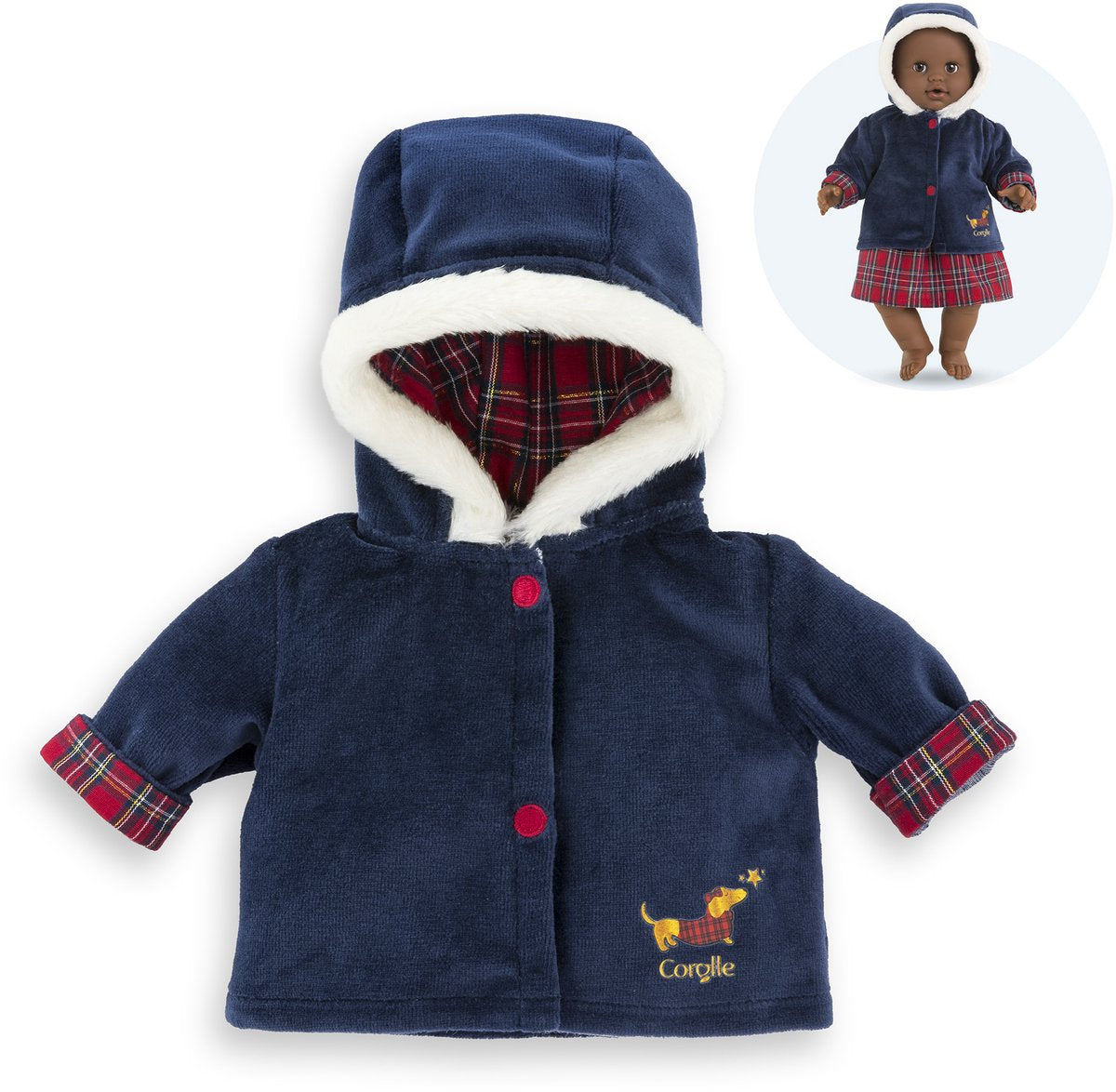Veste Corolle Holidays pour bébé pop, 36 cm