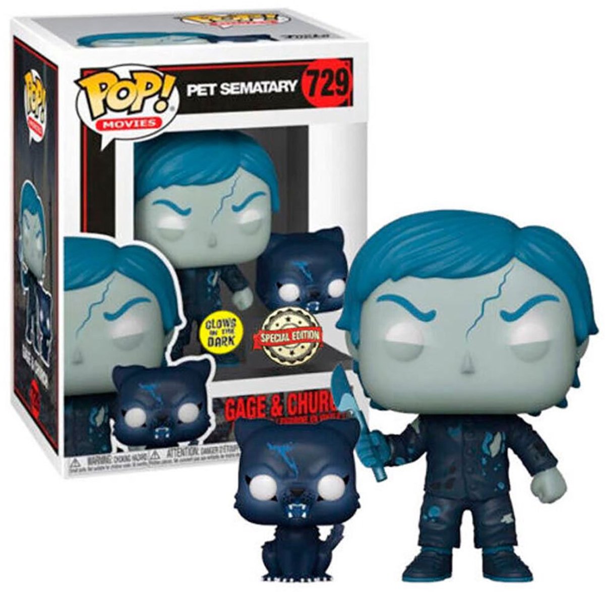 Funko-pop ! sémataire pour animaux de compagnie - église en cage #729 édition spéciale gitd