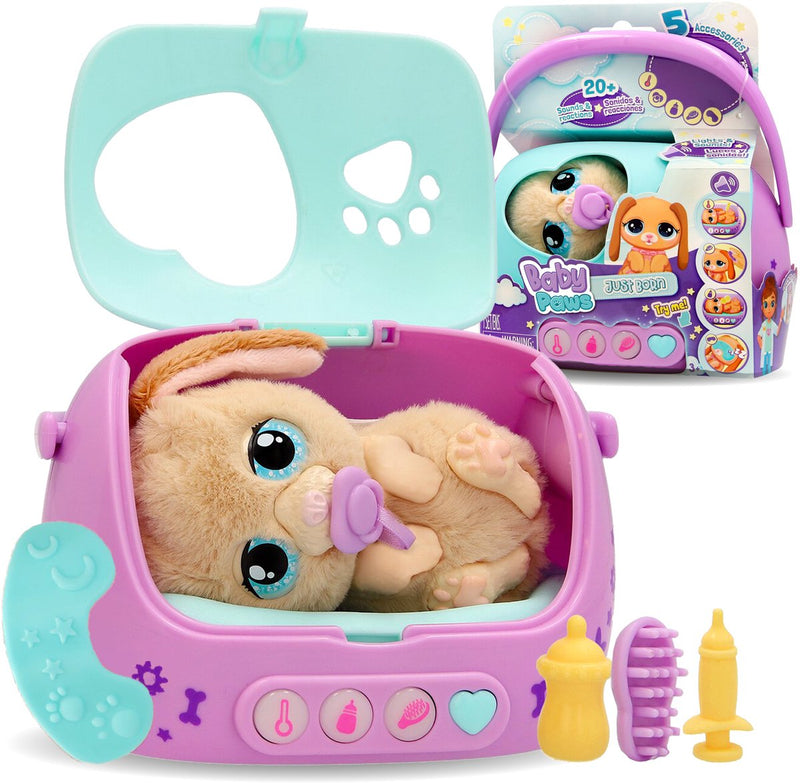 Spectron baby Paws Just Born Puppy - incl. lumière et son