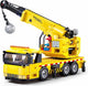 Jouets de construction de grue à roues de ville de Sluban pour les enfants à partir de 6 ans - construction de modèles de jouets de construction - boîte de construction avec 293 blocs de construction - m38-b1195