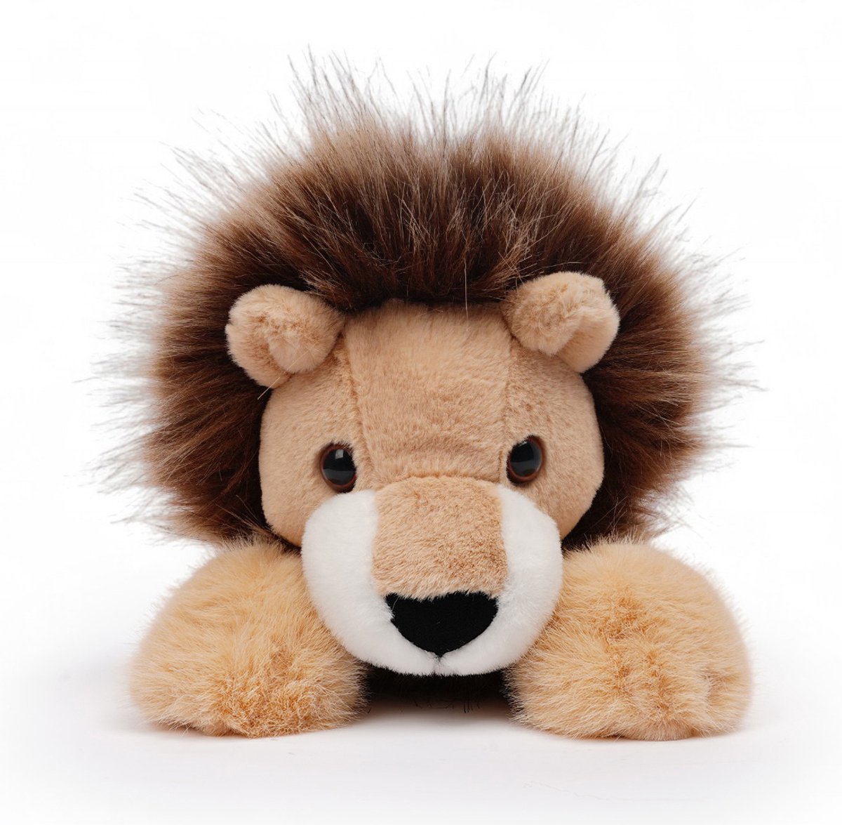 Peluche One Love - Lion mâle Léonard - 40cm - jaune et marron - 0 ans