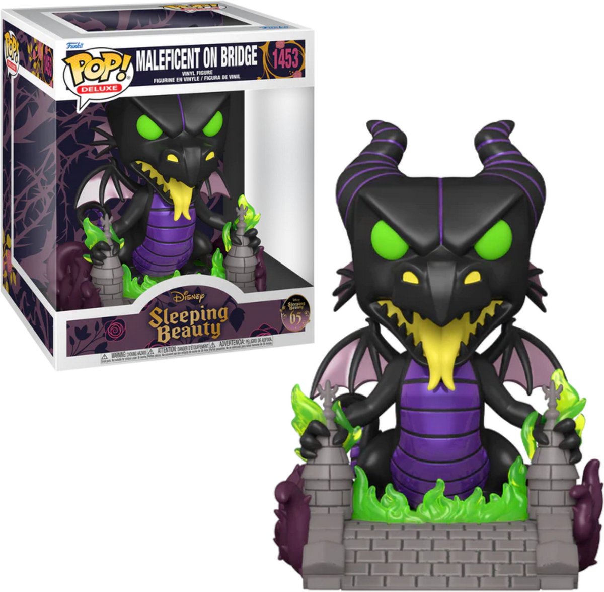 Funko-pop ! Disney : La Belle au bois dormant - Maléfique sur le pont #1453 Deluxe
