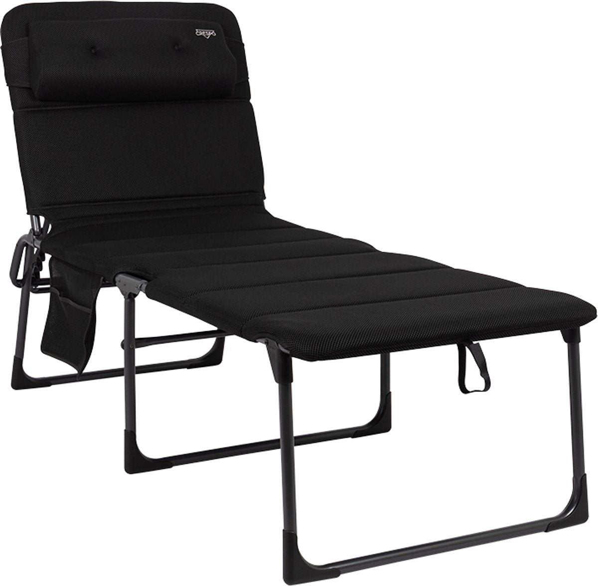 Crespo - lit pliant - ap 363 - air-deluxe - noir