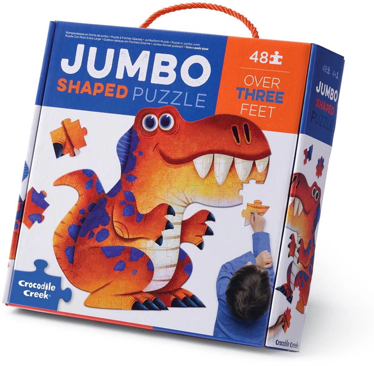 Puzzle jumbo Crocodile Creek dinosaure - 48 pièces