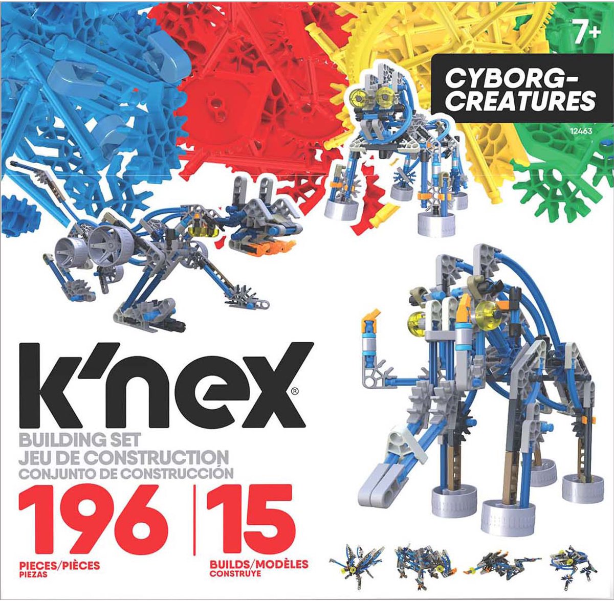 K'nex Cyborg Creatures 15 Modèles, 196dlg.