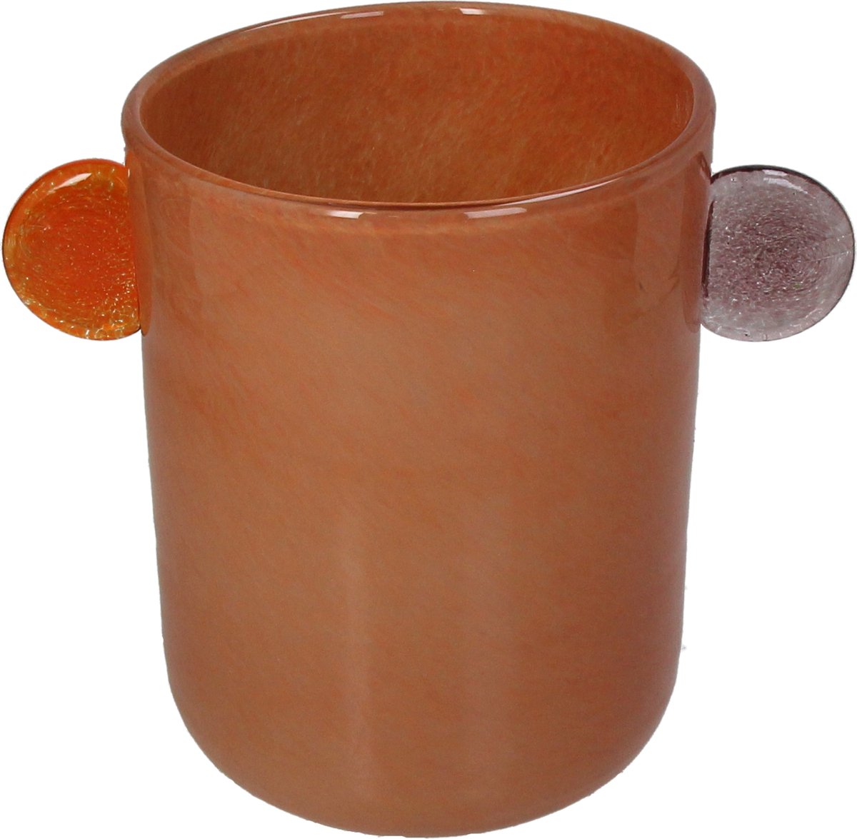 Vase collection HD verre terra 25,5x16,5x20,5cm