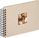 Walther sa-109-c fun - album à spirales - format 23 x 17 cm - marron clair