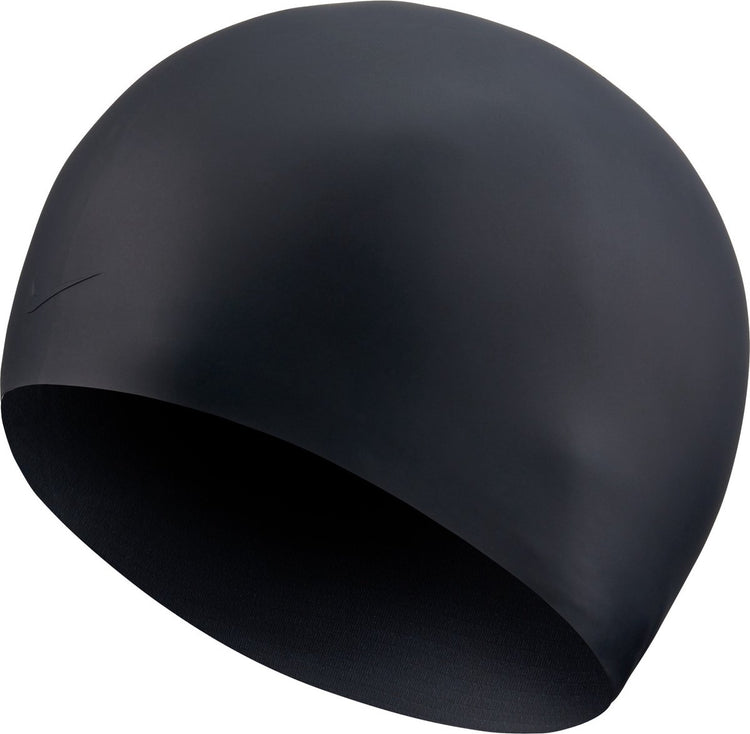 Nike Bonnet de bain en silicone pour cheveux longs femme - noir - taille unique