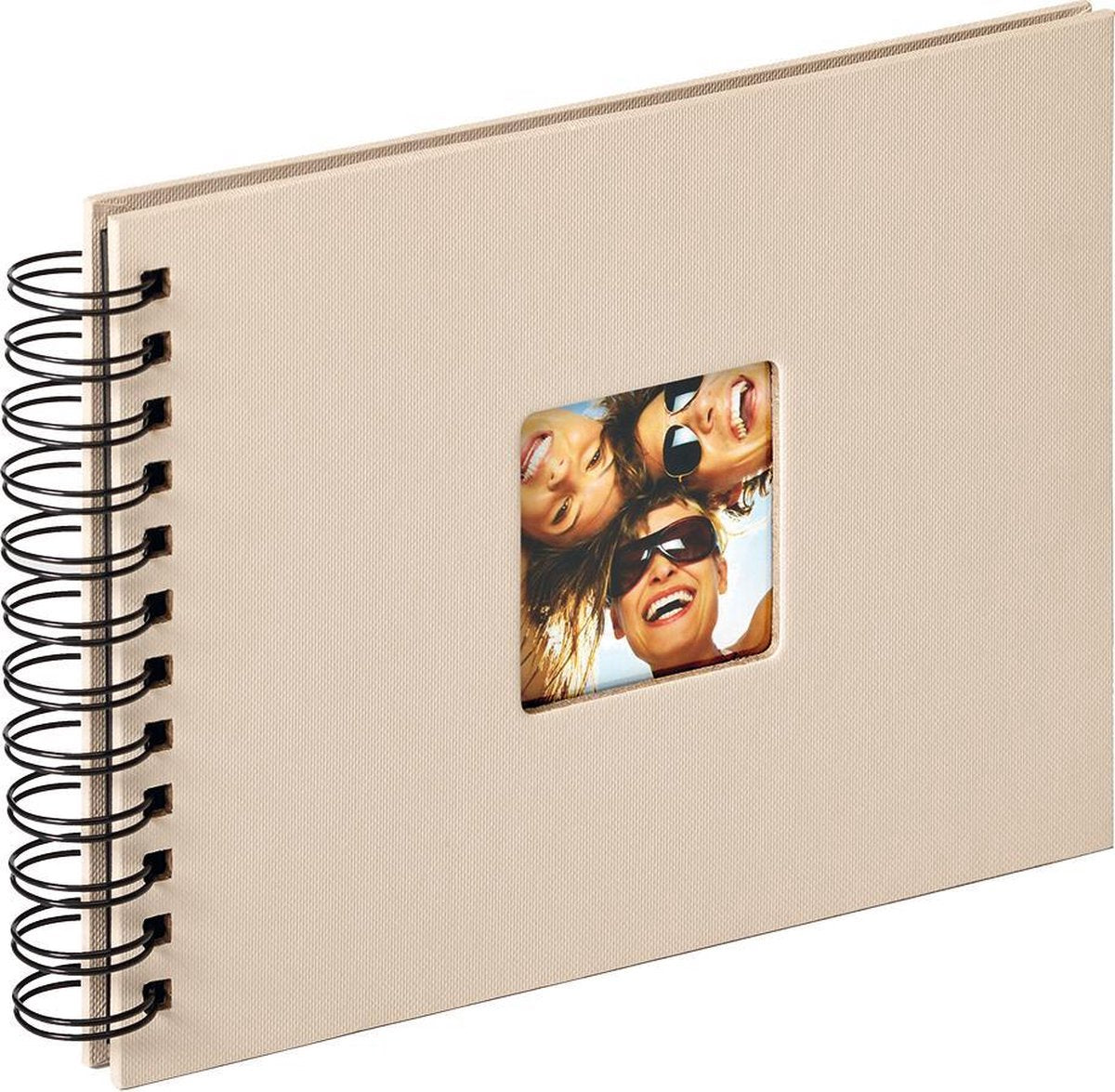 Walther sa-109-c fun - album à spirales - format 23 x 17 cm - marron clair