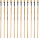 Pinceau Kangaro Lyonse - #14 - bois laqué - boîte de 12 pièces - k-840214