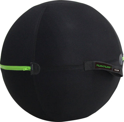 Housse de ballon de fitness Tunturi - ballon de fitness - housse - 75 cm - avec fermeture éclair verte