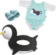 Set Set Pinguin de natation Heless, 35-45 cm