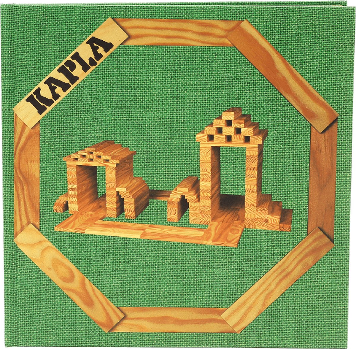 Kapla - couleur - jouets de construction - vert - livre d'échantillons