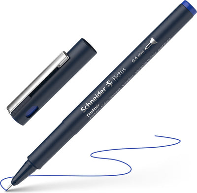 Instruments d'écriture Schneider fineliner schneider - pictus - largeur de trait 0,4 mm - bleu - s-197403