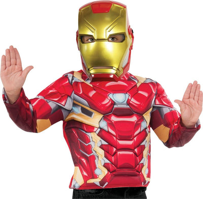 Rubies masque de costume rubie's iron man avengers garçons jaune taille unique