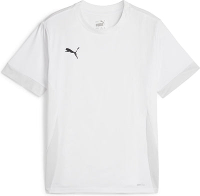 Puma teamgoal matchday jersey jr chemise de sport unisexe - blanc- noir-gris plume