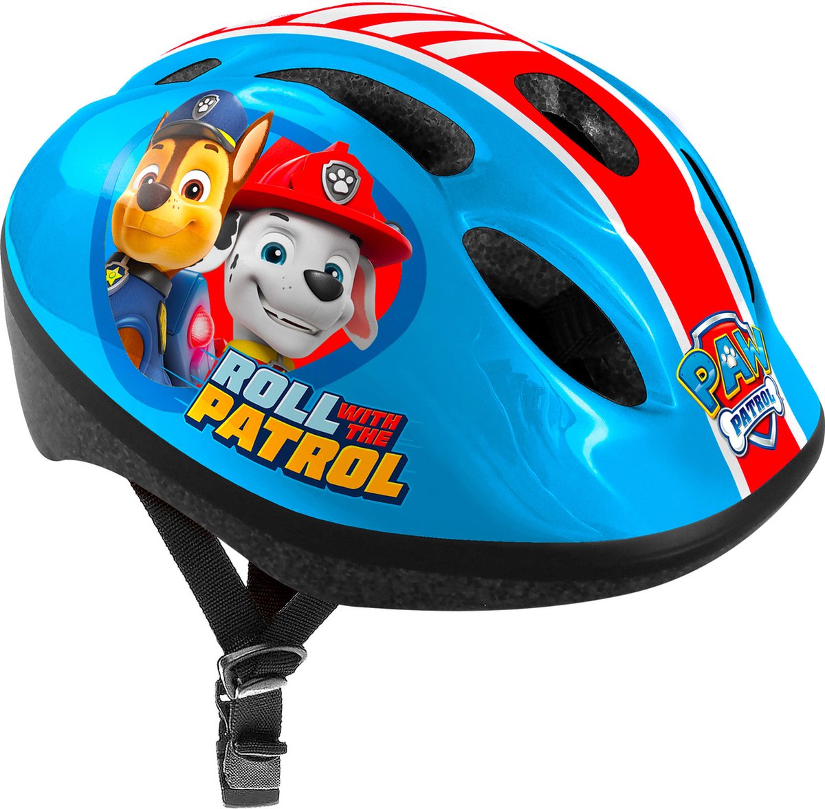 Casque de vélo nickelodeon réglable rouge bleu taille 50-56 cm (s)