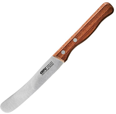 Couteau à tartiner Gefu stulle 11 cm – couteau petit déjeuner – lame en acier allemand – manche en noyer