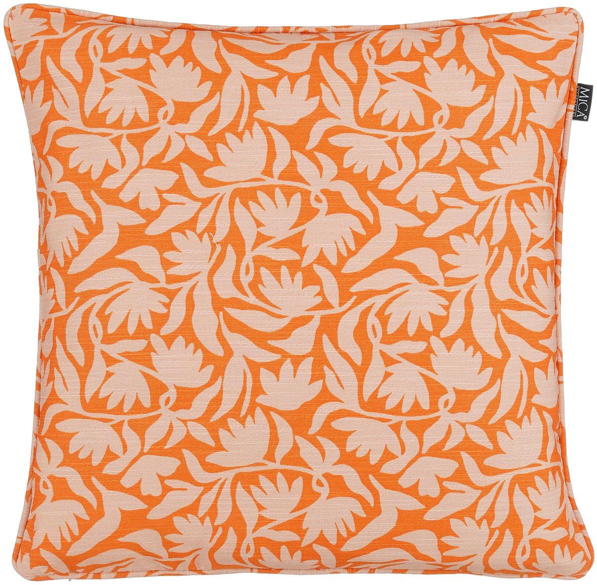 Mica decorations coussin d'extérieur kelly orange - l45xw45xh10cm