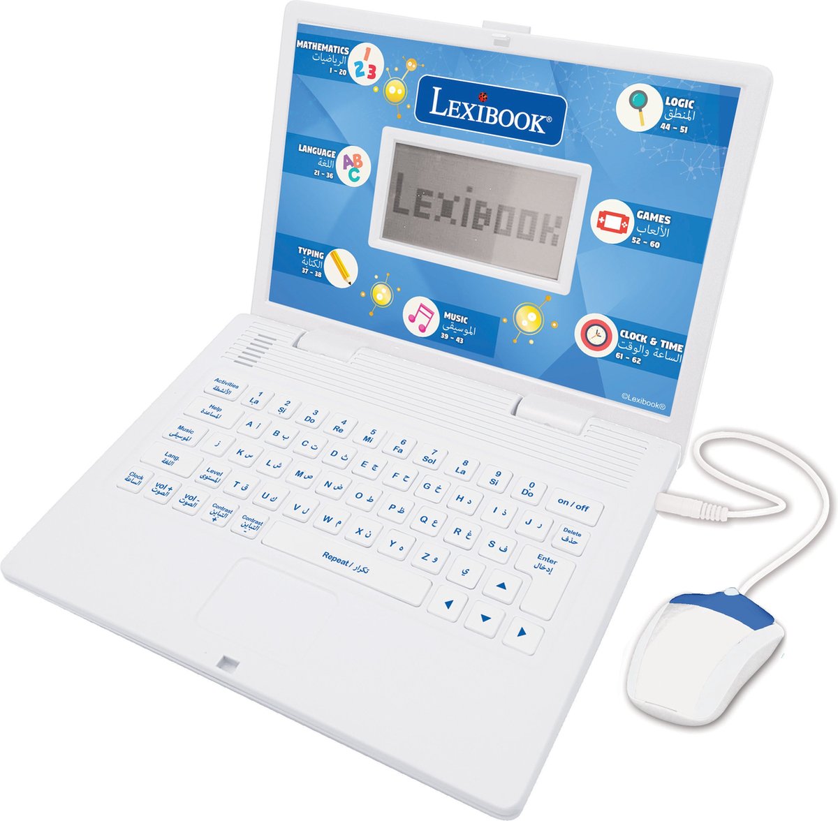 Lexibook ordinateur portable éducatif bilingue arabe anglais