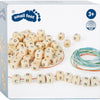 Petit pied - perles de lettre en bois fabriquant des cous, 300 perles