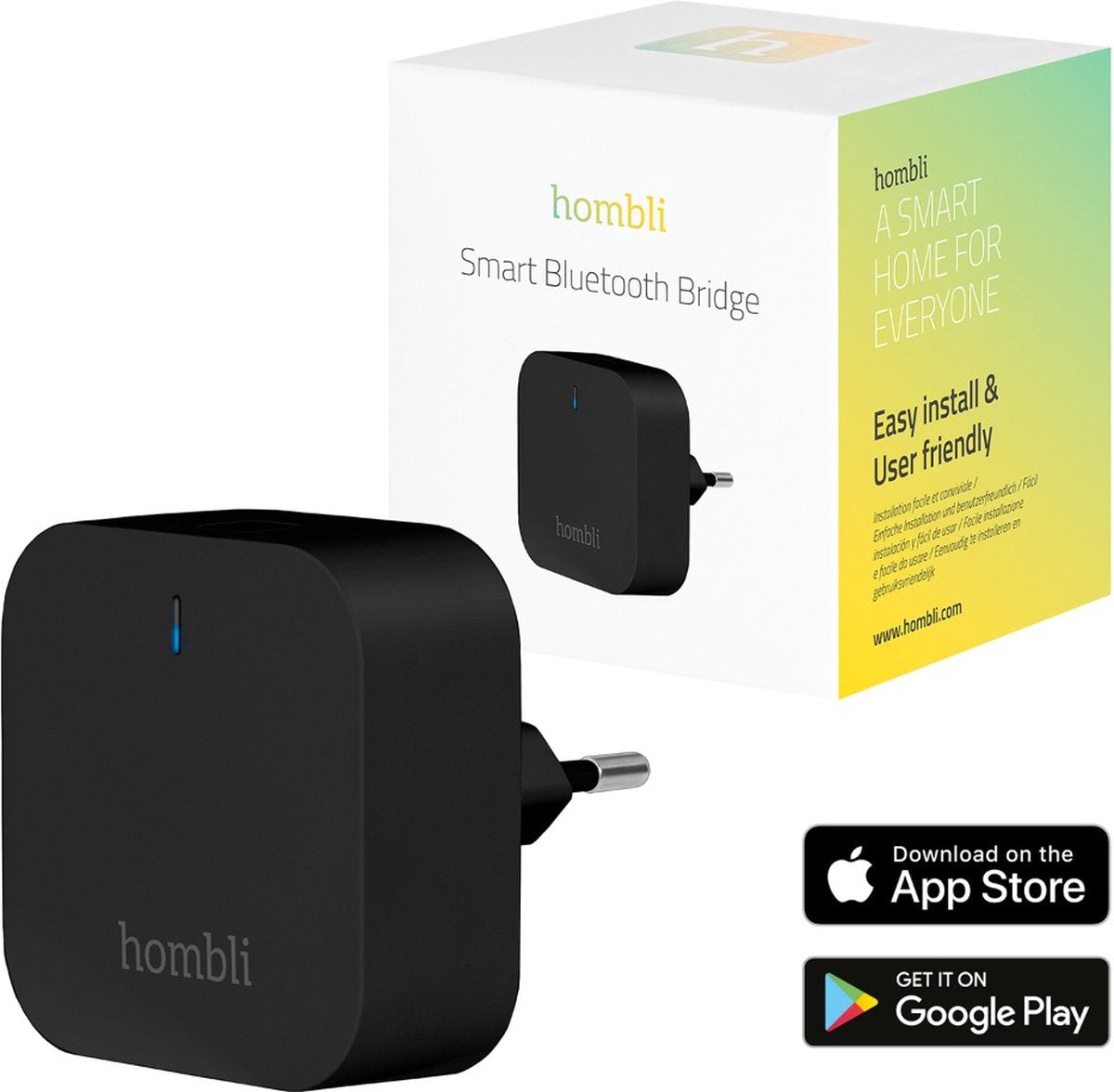 Hombli hub pont Bluetooth intelligent pour capteurs sans fil - noir